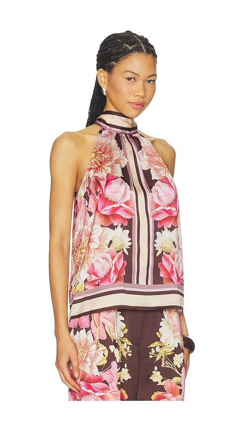 Anais Top in Pink. - size L (also in M, S, XL, XS) - MISA Los Angeles - Modalova