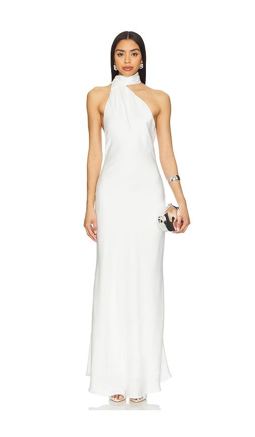 Alastair Gown in White. - size L (also in M, S) - MISHA - Modalova