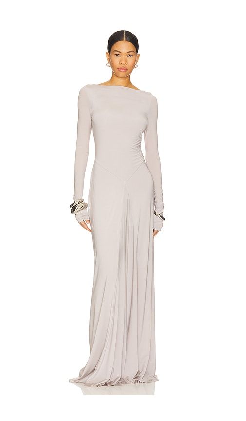 The Blake Jersey Dress in Neutral. - size L (also in M) - MISHA - Modalova