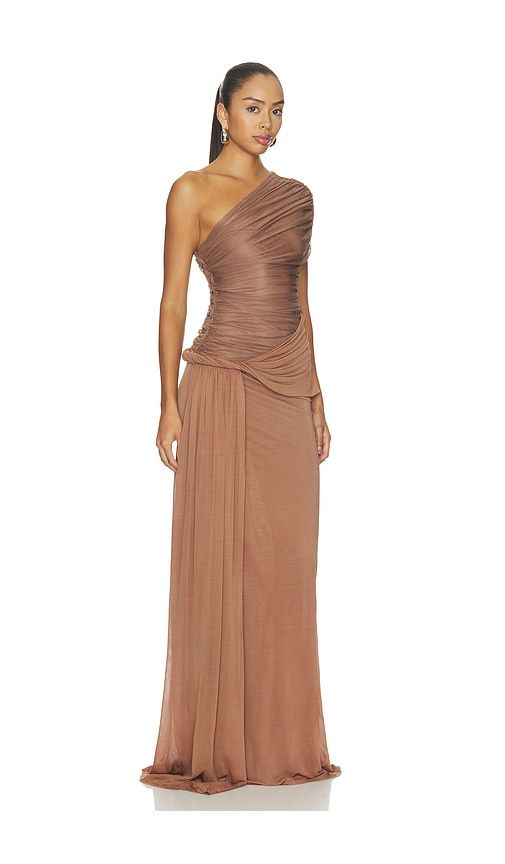 The Interwoven Dress in Brown. - size M (also in XL) - MISHA - Modalova