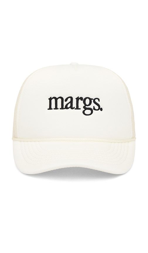 Margs. Trucker Hat in Cream - Motel Margarita - Modalova