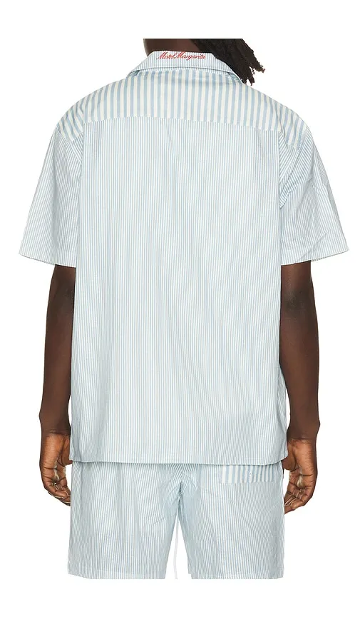 Del Mar Button Up Shirt in Baby Blue. - size L (also in M, S) - Motel Margarita - Modalova