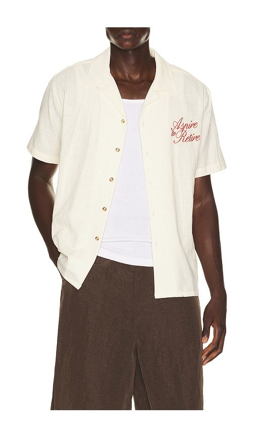 Aspire Shirt in Cream. - size L (also in M, S, XL/1X) - Motel Margarita - Modalova