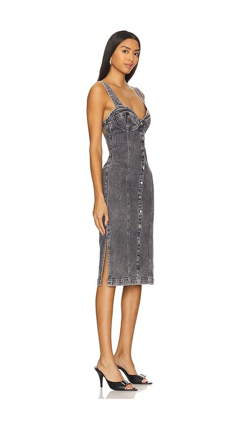 Stretch Denim Dress in Grey. - size S (also in XS) - Moschino Jeans - Modalova