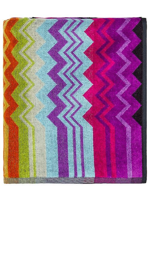 Giacomo Bath Towel in Purple - Missoni Home - Modalova