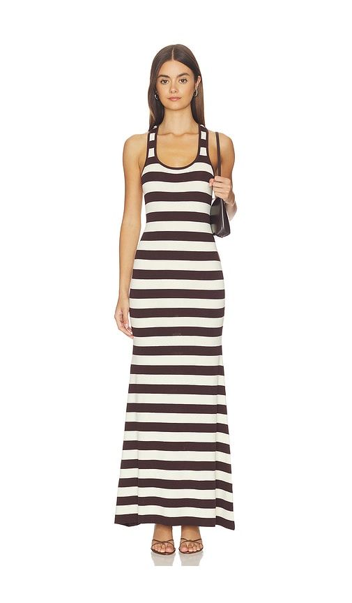 Back Knot Knitted Maxi Dress in Brown,. - size L (also in XS) - Monse - Modalova