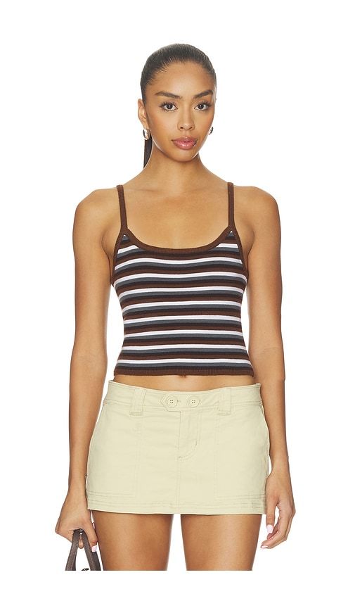 Combo Stripe Cardigan Set in Brown. - size L (also in M) - Monse - Modalova
