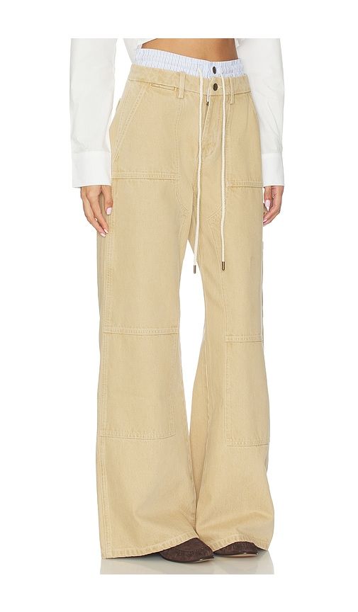 Double Waistband Wide Leg Pant in . - size 2 (also in 8) - Monse - Modalova