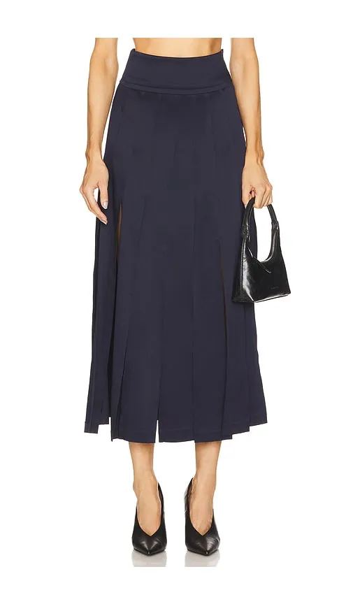 Panel Fringe Skirt in Blue. - size 0 (also in 6) - Monse - Modalova