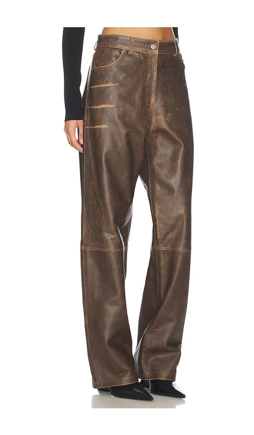 Mojave Pants in Brown. - size L (also in XS) - MANOKHI - Modalova