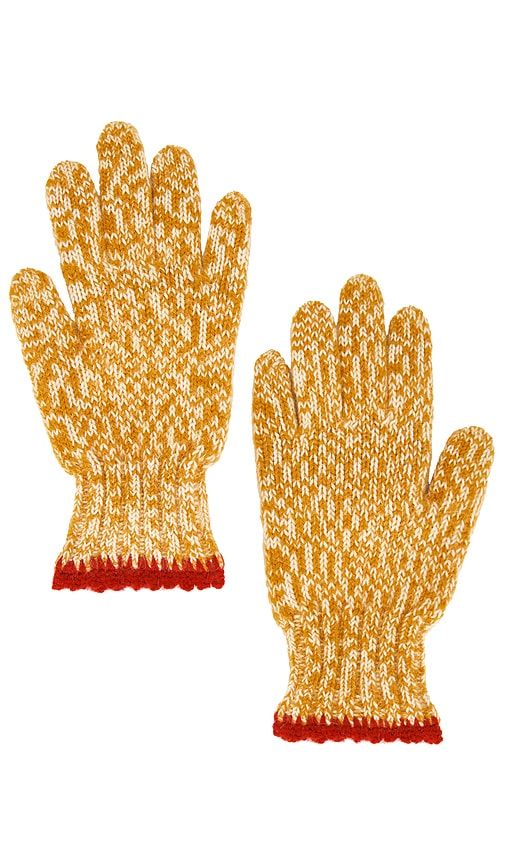 The Handshake Gloves in Yellow, Red - MOTHER - Modalova