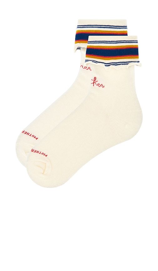 The Fold Please Socks in White - MOTHER - Modalova
