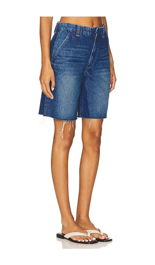 The Lunch Money Short Fray in Blue. - size 23 (also in 28) - MOTHER - Modalova