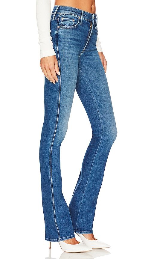 The Double Insider Heel Jeans in Denim-Medium. - size 23 (also in 24, 25, 26, 27, 28, 29, 32, 33, 34) - MOTHER - Modalova