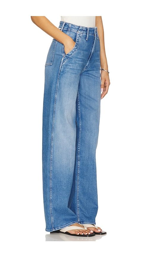 The Major Prep Zip Sneak Jeans in Blue. - size 26 (also in 28) - MOTHER - Modalova