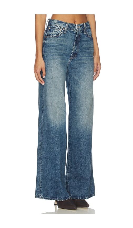 The Ditcher Roller Zip Sneak Jeans in Blue. - size 26 (also in 33) - MOTHER - Modalova