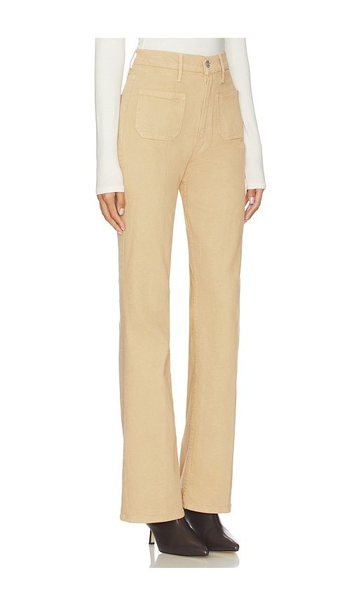 High Waisted Patch Pocket Bookie Sneak Jeans in Tan. - size 29 (also in 30, 34) - MOTHER - Modalova