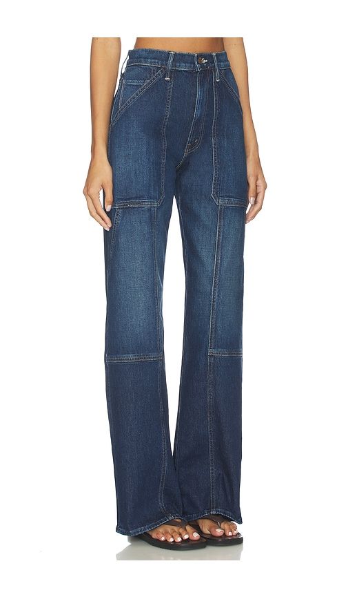The Lasso Utility Sneak Jeans in Blue. - size 25 (also in 32) - MOTHER - Modalova
