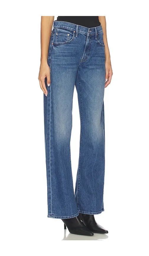 The Mid Rise Lasso Sneak Jeans in Blue. - size 29 (also in 30, 32, 33) - MOTHER - Modalova