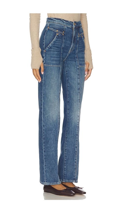 The Riveting Rambler Zip Sneak Jeans in Blue. - size 31 (also in 33, 34) - MOTHER - Modalova