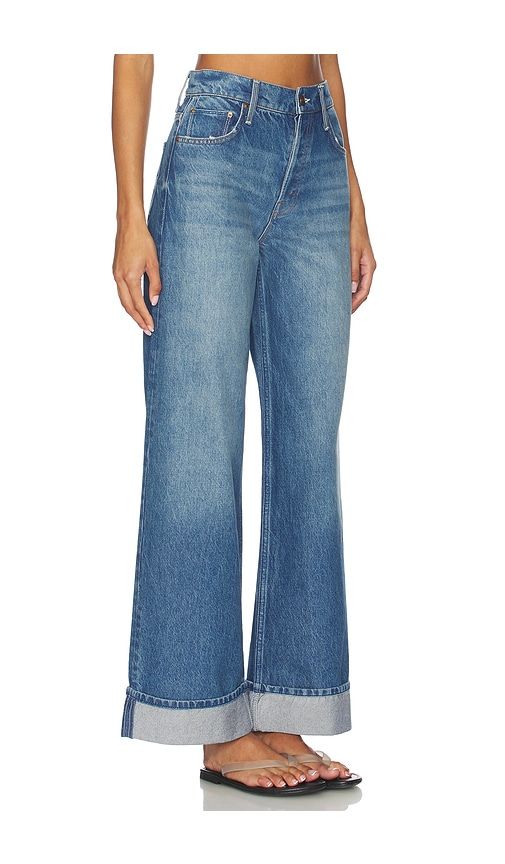 The Smoothie Skimp Cuff Jeans in Blue. - size 23 (also in 28, 29, 33) - MOTHER - Modalova