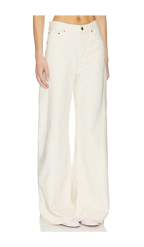 The Lemon Twist Sneak Jeans in Ivory. - size 28 (also in 34) - MOTHER - Modalova
