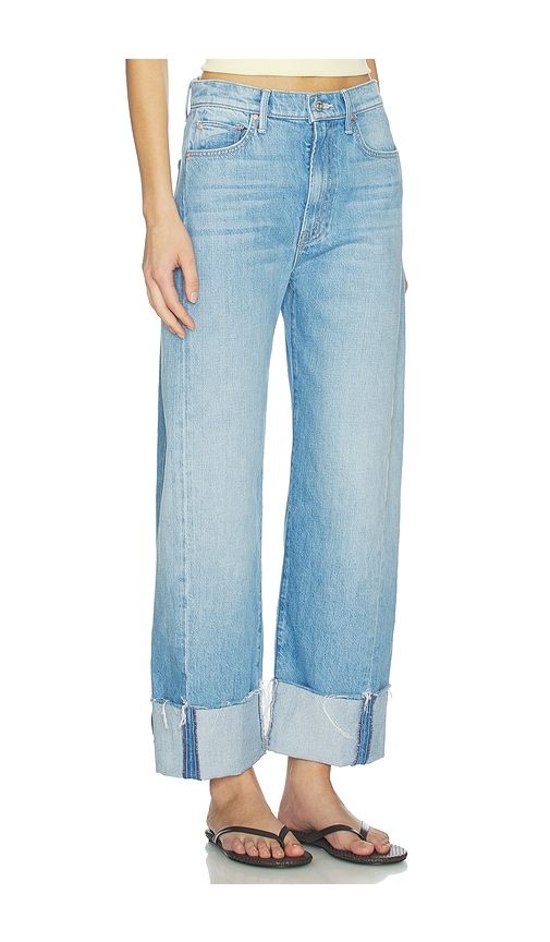 The Half-pipe Ankle Cuff Fray Jeans in Blue. - size 25 (also in 32) - MOTHER - Modalova