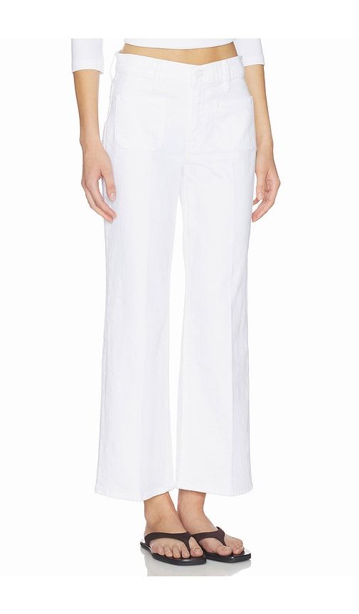 The Patch Pocket Mid Rise Maven Ankle Jeans in Ivory. - size 29 (also in 30, 31, 33, 34) - MOTHER - Modalova