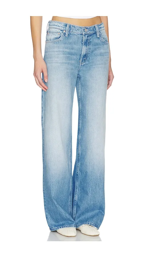 The Rerun Zip Sneak Jeans in Blue. - size 28 (also in 30, 31) - MOTHER - Modalova
