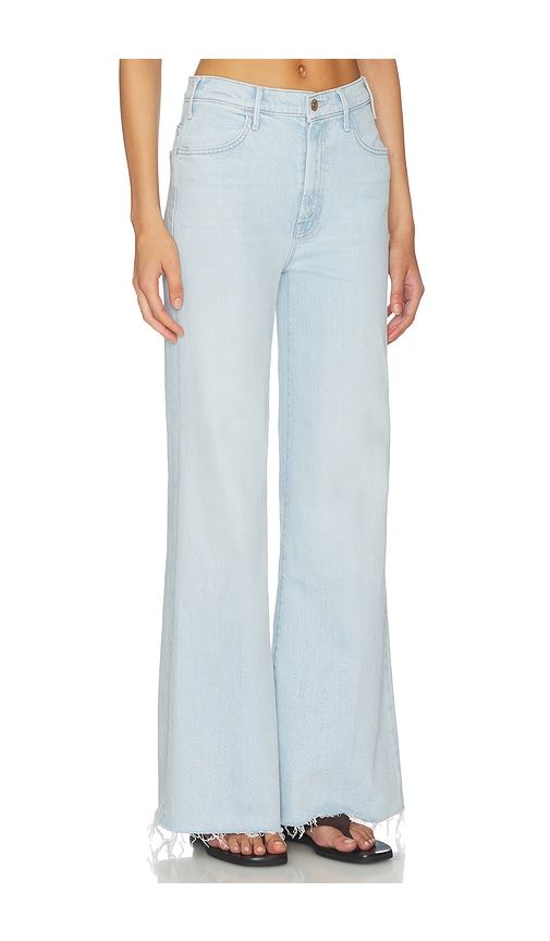 The Hustler Roller Skimp Fray Jeans in Blue. - size 23 (also in 29, 31, 33, 34) - MOTHER - Modalova