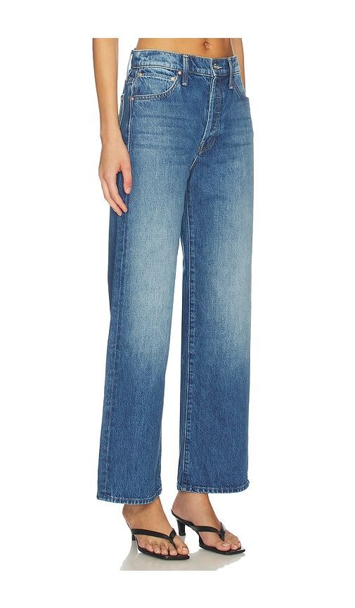 The Dodger Button Flood Jeans in Blue. - size 32 (also in 33) - MOTHER - Modalova