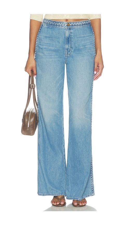The Braided Hustler Roller Sneak in Blue. - size 24 (also in 26, 27, 29, 31, 32, 33, 34) - MOTHER - Modalova