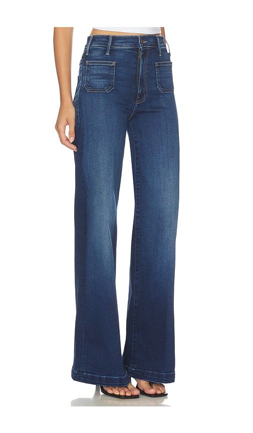 Lil Petite Hustler Roller Patch Pocket Sneak Jeans in Blue. - size 29P (also in 31P, 33P, 34P) - MOTHER - Modalova