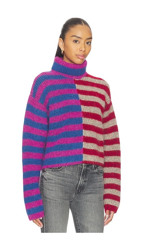 The Half Hickey Jumper in Red,Purple. - size L (also in XS) - MOTHER - Modalova
