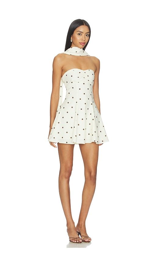 Dione Strapless Mini Dress in Cream. - size M (also in S) - MORE TO COME - Modalova