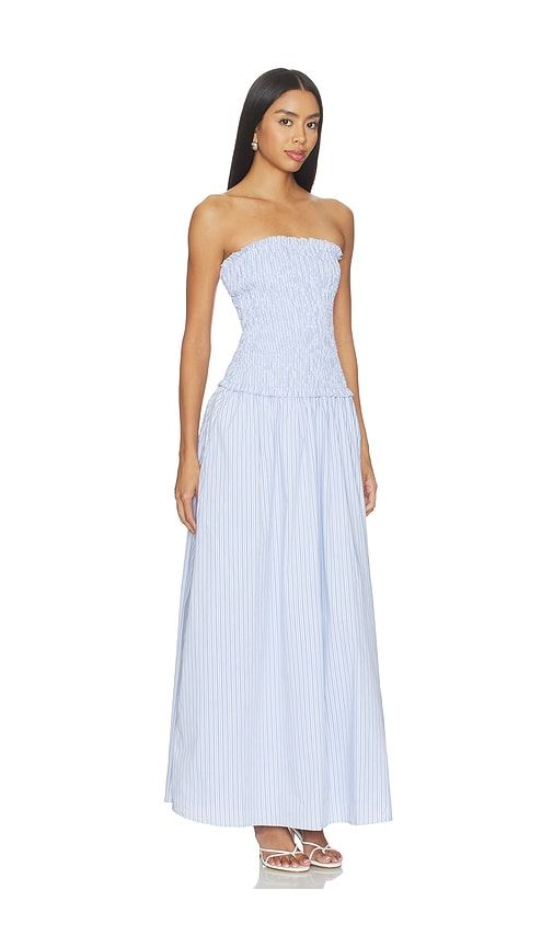 Izabella Strapless Maxi Dress in Blue. - size L (also in S, XL) - MORE TO COME - Modalova
