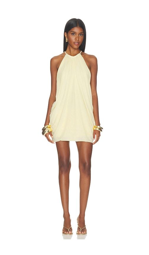 Cameron Mini Dress in Yellow. - size L (also in M, S) - MORE TO COME - Modalova