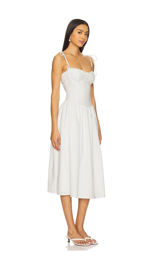 Theresa Midi Corset Dress in White. - size S (also in M, L) - MORE TO COME - Modalova