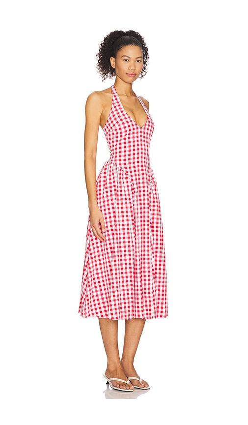 Lottie Halter Maxi Dress in Red. - size M (also in L) - MORE TO COME - Modalova