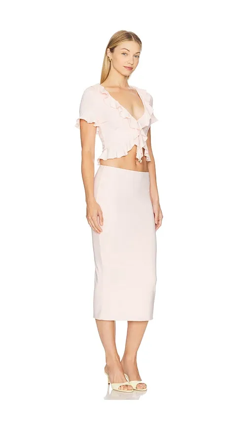Dakota Skirt Set in Blush. - size L (also in XS) - MORE TO COME - Modalova