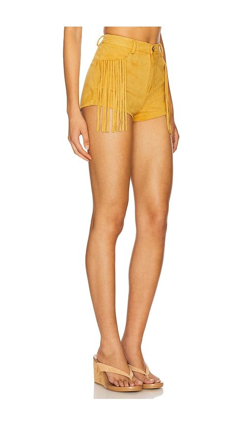 Autumn Fringe Short in Tan. - size M (also in S) - MORE TO COME - Modalova