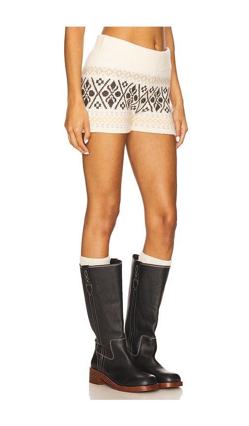 Tayler Fairisle Short in Cream. - size S (also in XS, M, L) - MORE TO COME - Modalova