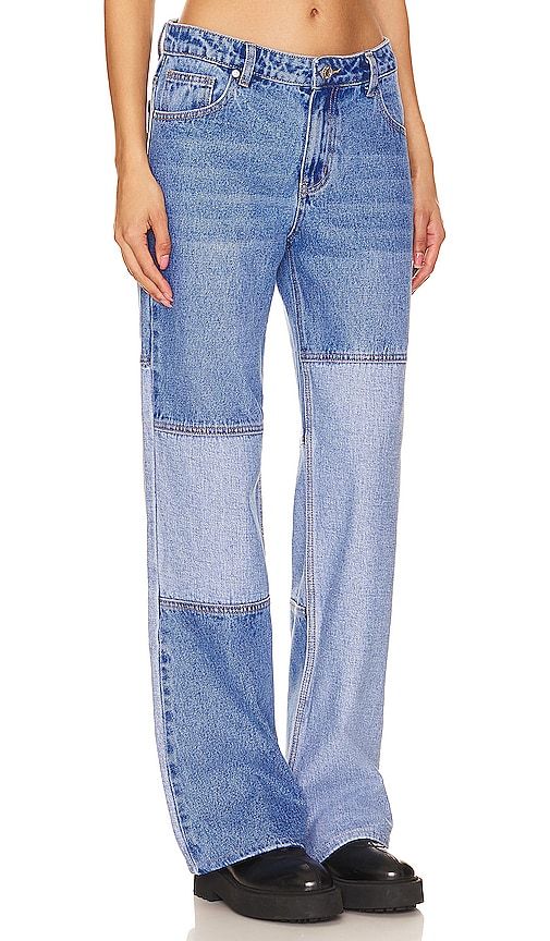 Aluna Wide Leg Jeans in Blue. - size M (also in S) - MORE TO COME - Modalova