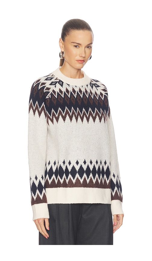 Calantha Fairisle Sweater in Ivory. - size L (also in M, S, XS) - MORE TO COME - Modalova