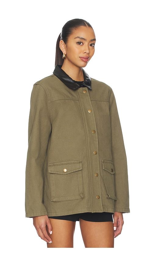 Gloria Barn Jacket in Olive. - size XS (also in XXS) - MORE TO COME - Modalova