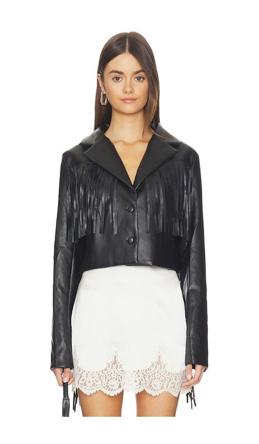 Viola Faux Leather Jacket in . - size S (also in XS, XXS) - MORE TO COME - Modalova