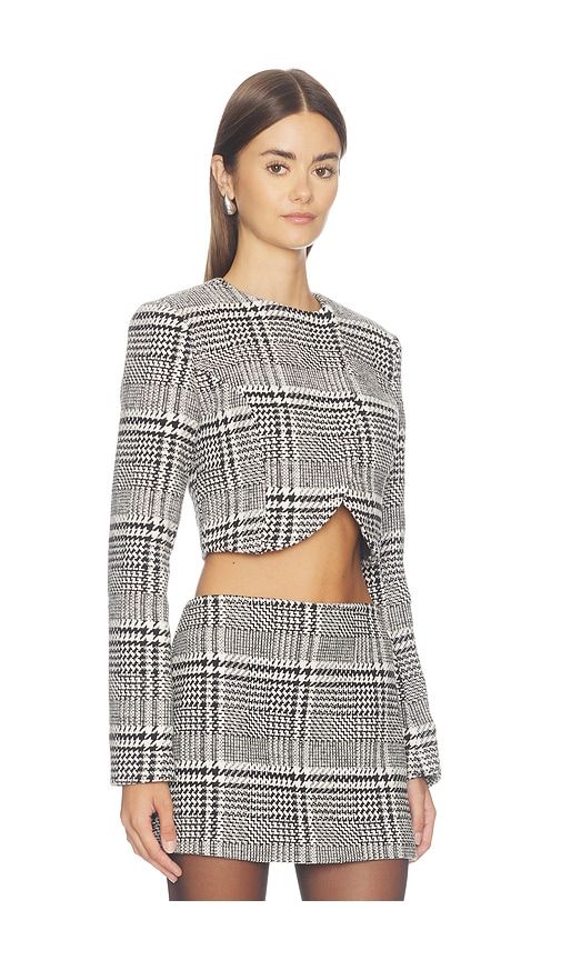 Davina Cropped Jacket in & White. - size S (also in XXS, XS, M, L, XL) - MORE TO COME - Modalova