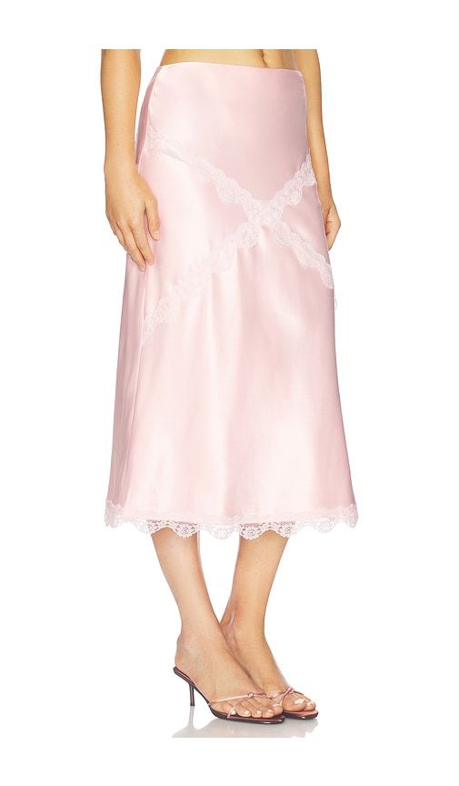 Priscilla Midi Skirt in Pink. - size L (also in S, XS, XXS) - MORE TO COME - Modalova