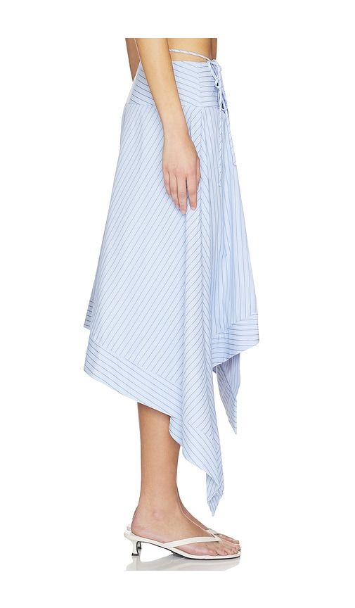 Dylan Asymmetrical Wrap Skirt in Blue. - size M (also in S) - MORE TO COME - Modalova