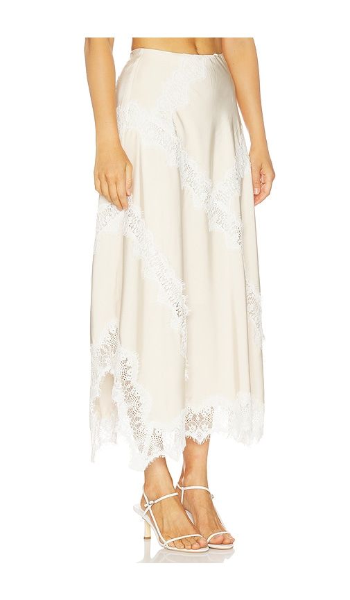 Merrick Lace Maxi Skirt in Neutral. - size M (also in S, XS, XXS) - MORE TO COME - Modalova